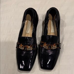 Dibrera by Paolo Zanoli  Black Patent Leather Shoes IT 38 or US 7.5
